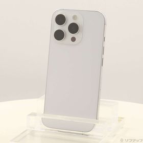 (中古)Apple iPhone16 Pro 256GB ホワイトチタニウム MYN13J/A SIMフリー(262-ud)