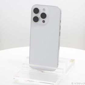(中古)Apple iPhone16 Pro 256GB ホワイトチタニウム MYN13J/A SIMフリー(344-ud)