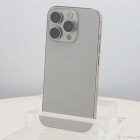 (中古)Apple iPhone16 Pro 512GB ナチュラルチタニウム MYN73J/A SIMフリー(196-ud)