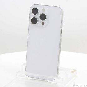 (中古)Apple iPhone16 Pro 128GB ホワイトチタニウム MYMW3J/A SIMフリー(349-ud)
