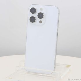 (中古)Apple iPhone16 Pro 128GB ホワイトチタニウム MYMW3J/A SIMフリー(276-ud)