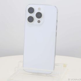 (中古)Apple iPhone16 Pro 128GB ホワイトチタニウム MYMW3J/A SIMフリー(276-ud)