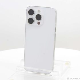 (中古)Apple iPhone16 Pro 128GB ホワイトチタニウム MYMW3J/A SIMフリー(368-ud)