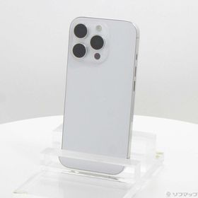 (中古)Apple iPhone16 Pro 128GB ホワイトチタニウム MYMW3J/A SIMフリー(269-ud)