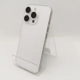 【中古】Apple 国内版 【SIMフリー】 iPhone 16 Pro 128GB ホワイトチタニウム MYMW3J/A【DS秋葉】保証期間１ヶ月【ランクB】