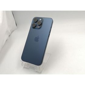 【中古】Apple 国内版 【SIMフリー】 iPhone 15 Pro Max 256GB ブルーチタニウム MU6T3J/A【ECセンター】保証期間１ヶ月【ランクB】