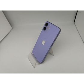【中古】Apple SoftBank 【SIMロック解除済み】 iPhone 12 mini 64GB パープル MJQC3J/A【イオンモール新利府】保証期間１ヶ月【ランクC】