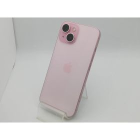 【中古】Apple SoftBank 【SIMフリー】 iPhone 15 128GB ピンク MTMJ3J/A【新橋烏森通り】保証期間1ヶ月【ランクB】
