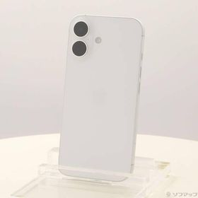 〔中古〕Apple(アップル) iPhone16 512GB ホワイト MYE33J／A SIMフリー〔276-ud〕