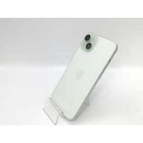 【中古】Apple 国内版 【SIMフリー】 iPhone 15 Plus 128GB グリーン MU0E3J/A【三宮センター】保証期間１ヶ月【ランクB】