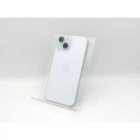 【中古】Apple SoftBank 【SIMフリー】 iPhone 15 128GB ブルー MTML3J/A【中野】保証期間1ヶ月【ランクB】