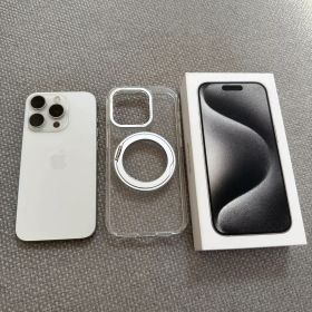 【美品】iPhone15Pro 256GB ホワイトチタニウム
