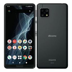 【中古】【安心保証】 AQUOS sense4 SH-41A[64GB] docomo ブラック
