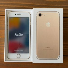 【美品・箱付き】iPhone 7 ゴールド 32 GB SIMフリー
