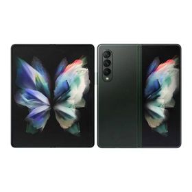【中古】【安心保証】 Galaxy Z Fold3 5G SCG11[256GB] au ファントムグリーン