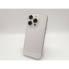 【中古】Apple 国内版 【SIMフリー】 iPhone 15 Pro 256GB ホワイトチタニウム MTUD3J/A【大須アメ横】保証期間１ヶ月【ランクC】