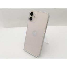 【中古】Apple 国内版 【SIMフリー】 iPhone 12 mini 128GB ホワイト MGDM3J/A【新宿2】保証期間１ヶ月【ランクC】