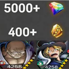 ワンピースバウンティラッシュ Nusjuro+Sabo💎5000+✨400+