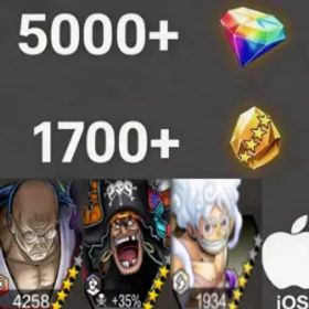 ワンピースバウンティラッシュ Luffy+Nusjuro+Teach💎5000+✨1700+