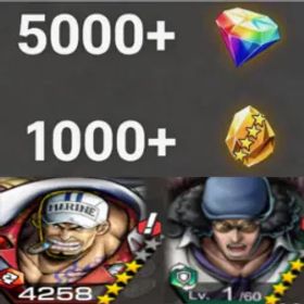 ワンピースバウンティラッシュ 【Sakazuki】+Kuzan💎5000+✨1000+