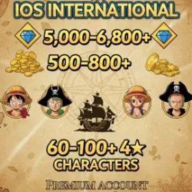 ワンピースバウンティラッシュ 5K-6.8K 💎 Gold 1700-2800 4⭐Characters100-150