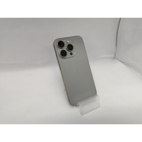 【中古】Apple 国内版 【SIMフリー】 iPhone 15 Pro 256GB ナチュラルチタニウム MTUF3J/A【川越クレアモール】保証期間１ヶ月【ランクC】