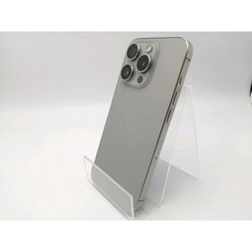 【中古】Apple 国内版 【SIMフリー】 iPhone 15 Pro 256GB ナチュラルチタニウム MTUF3J/A【ECセンター】保証期間１ヶ月【ランクA】