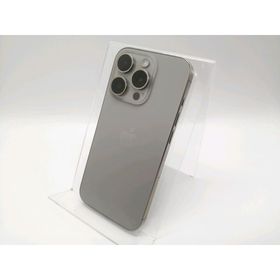 【中古】Apple 国内版 【SIMフリー】 iPhone 15 Pro 256GB ナチュラルチタニウム MTUF3J/A【スマーク伊勢崎】保証期間１ヶ月【ランクC】