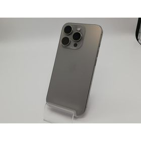 【中古】Apple 国内版 【SIMフリー】 iPhone 15 Pro 256GB ナチュラルチタニウム MTUF3J/A【那珂川】保証期間１ヶ月【ランクB】