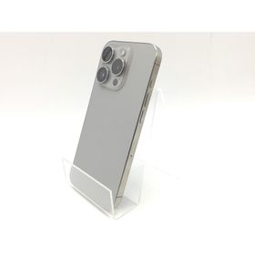 【中古】Apple au 【SIMフリー】 iPhone 15 Pro 256GB ナチュラルチタニウム MTUF3J/A【熊本】保証期間１ヶ月【ランクB】