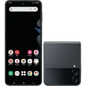 【中古】【安心保証】 Galaxy Z Flip4 SC-54C[128GB] docomo グラファイト