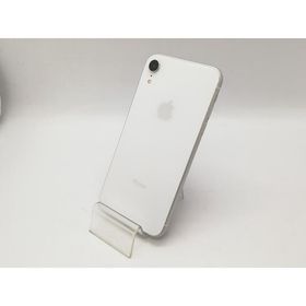 【中古】Apple docomo 【SIMロック解除済み】 iPhone XR 64GB ホワイト MT032J/A【アリオ倉敷】保証期間１ヶ月【ランクC】