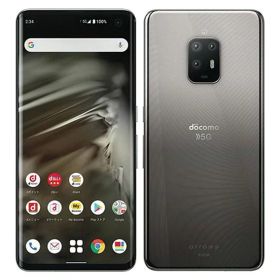 【中古】【安心保証】 arrows 5G F-51A[128GB ] docomo チタニウムシルバー