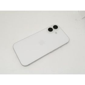 【中古】Apple docomo 【SIMフリー】 iPhone 16 128GB ホワイト MYDR3J/A【宇田川】保証期間１ヶ月【ランクB】