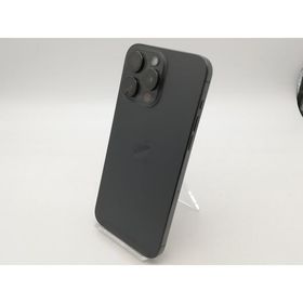 【中古】Apple docomo 【SIMフリー】 iPhone 15 Pro Max 256GB ブラックチタニウム MU6P3J/A【鹿児島中町】保証期間１ヶ月【ランクB】