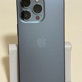 ○美品 バッテリー85% SIMフリー iPhone13Pro 128GB シエラブルー