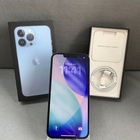 美品 Appleストア版 SIMフリー iPhone13 Pro 256GB シエラブルー色