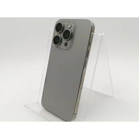 【中古】Apple 国内版 【SIMフリー】 iPhone 15 Pro 1TB ナチュラルチタニウム MTUT3J/A【千葉】保証期間1ヶ月【ランクB】