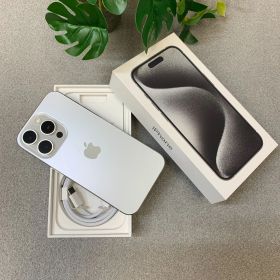 バッテリー 86％ iPhone 15Pro 256GB ホワイト 国内版 SIMフリー送料無料