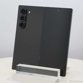 (中古)GALAXY Galaxy Z Fold6 256GB クラフテッドブラック SMF956 SIMフリー(258-ud)