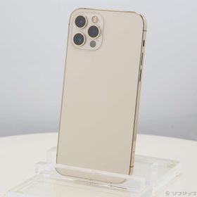 (中古)Apple iPhone12 Pro 128GB ゴールド MGM73J/A SIMフリー(377-ud)