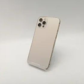 【中古】Apple au 【SIMロック解除済み】 iPhone 12 Pro 128GB ゴールド MGM73J/A【京都】保証期間１ヶ月【ランクC】