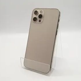 【中古】Apple au 【SIMロック解除済み】 iPhone 12 Pro 128GB ゴールド MGM73J/A【大須アメ横】保証期間１ヶ月【ランクB】