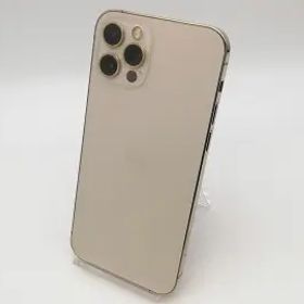 【中古】Apple au 【SIMロック解除済み】 iPhone 12 Pro 128GB ゴールド MGM73J/A【イオンモール新利府】保証期間１ヶ月【ランクB】