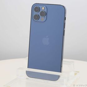 (中古)Apple iPhone12 Pro 128GB パシフィックブルー MGM83J/A SIMフリー(377-ud)