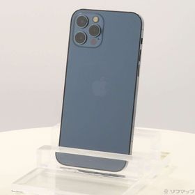 (中古)Apple iPhone12 Pro 128GB パシフィックブルー MGM83J/A SIMフリー(348-ud)