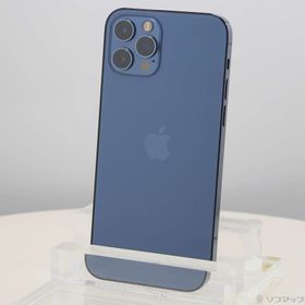 (中古)Apple iPhone12 Pro 128GB パシフィックブルー MGM83J/A SIMフリー(377-ud)