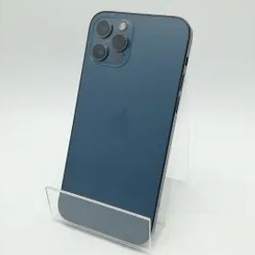 【中古】Apple SoftBank 【SIMロック解除済み】 iPhone 12 Pro 128GB パシフィックブルー MGM83J/A【スマーク伊勢崎】保証期間１ヶ月【ラ