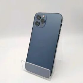 【中古】Apple au 【SIMロック解除済み】 iPhone 12 Pro 128GB パシフィックブルー MGM83J/A【ECセンター】保証期間１ヶ月【ランクB】
