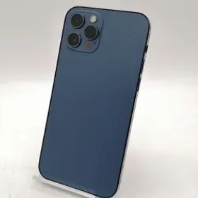 【中古】Apple docomo 【SIMロック解除済み】 iPhone 12 Pro 128GB パシフィックブルー MGM83J/A【札幌南2条】保証期間１ヶ月【ランクB】